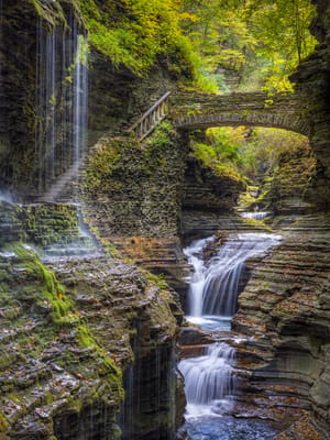 water-cascading-through-watkins-glen-state-park